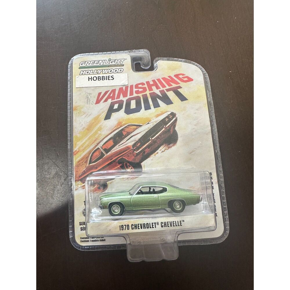 Greenlight Vanishing Point 1970 Chevrolet Chevelle Green 1:64 Hollywood 25